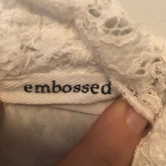 EMBOSSED BLOUSE - Picture 4 of 5